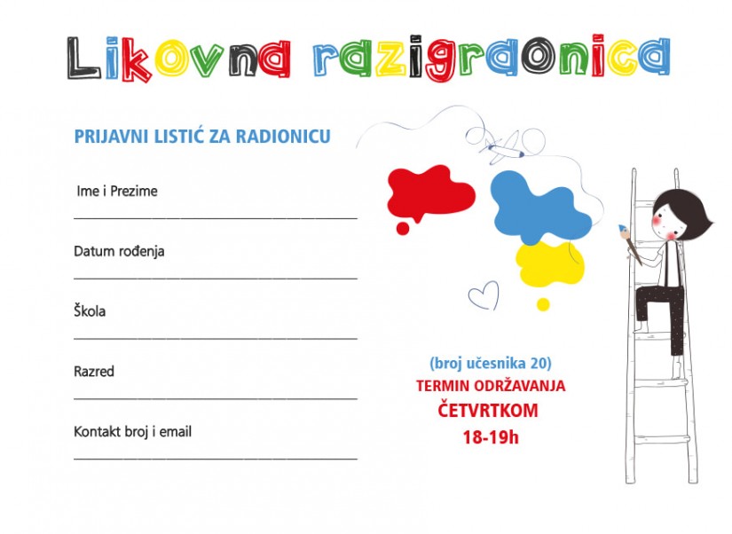 LIKOVNA RAZIGRAONICA-OBAVIJEST