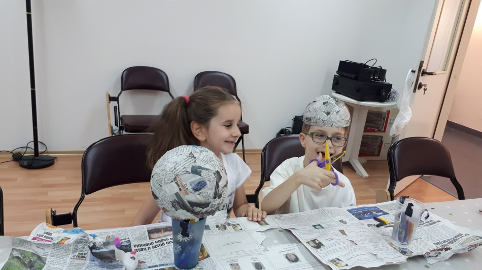 4 - Likovna razigraonica- Papier mâche II dio