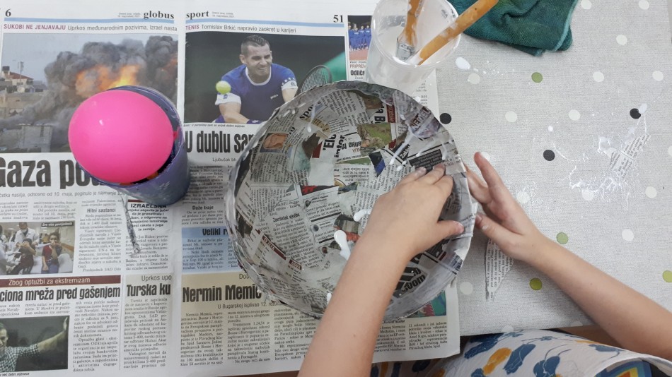 5 - Likovna razigraonica- Papier mâche II dio