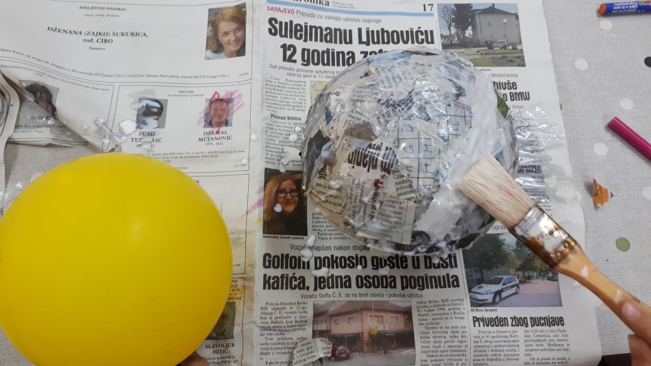 7 - Likovna razigraonica- Papier mâche II dio