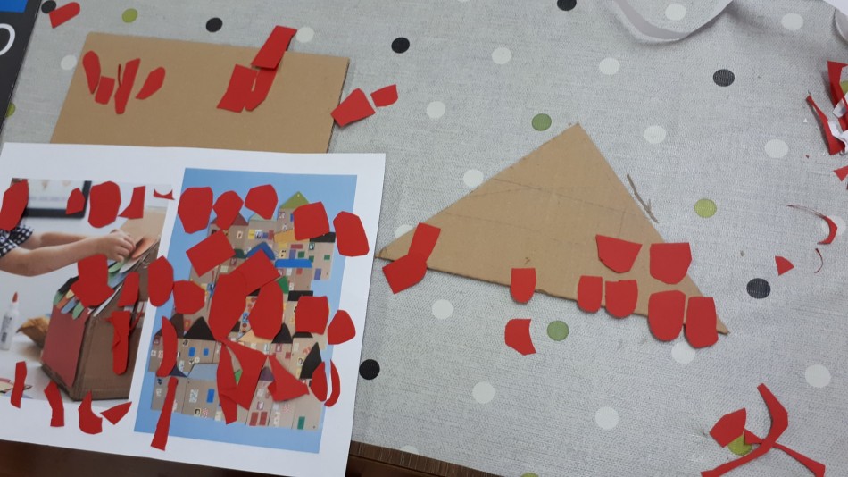 2 - Likovna razgraonica - Kućice od kartona