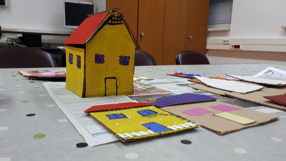 4 - Likovna razgraonica - Kućice od kartona