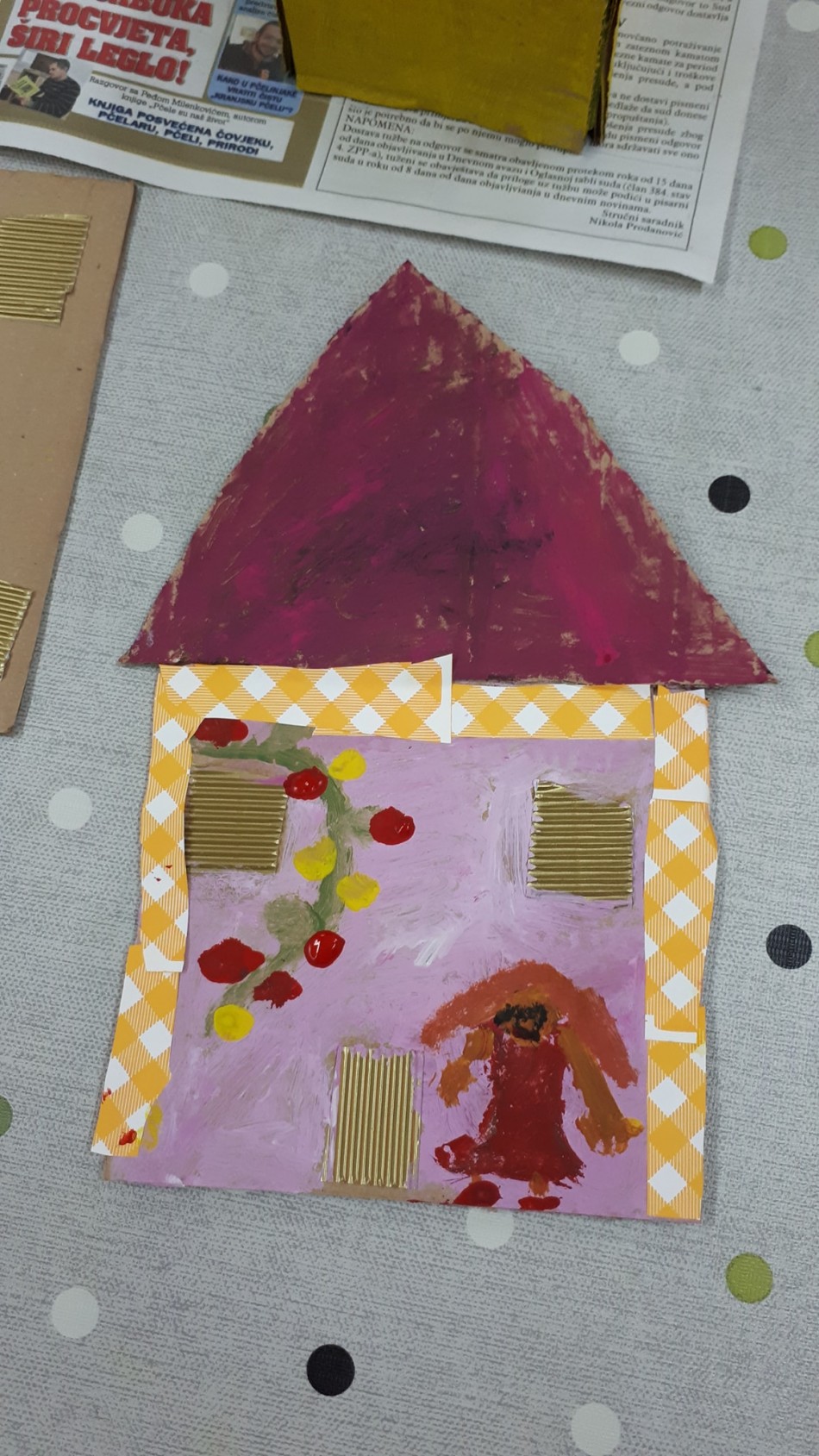 10 - Likovna razgraonica - Kućice od kartona